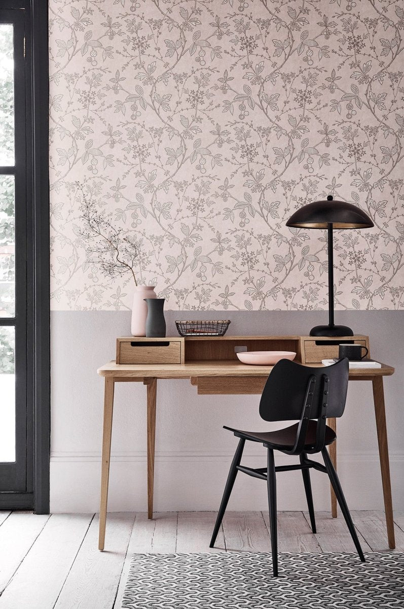 Little Greene Wrest Trail Behang 0291WRPINKZ - LAB COLOUR THE WORLD