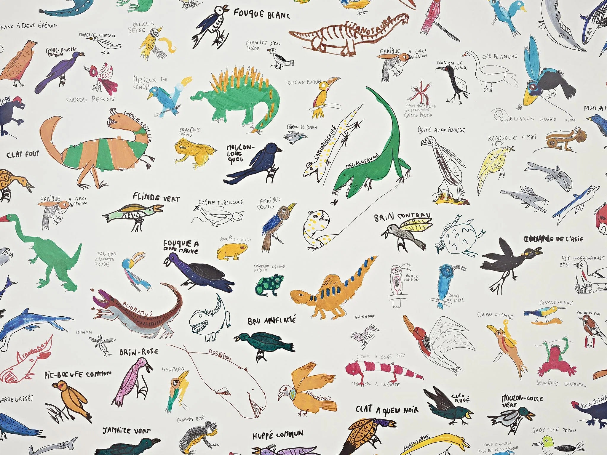 Pierre Frey Encyclopedie Behang FP818001 - LAB COLOUR THE WORLD