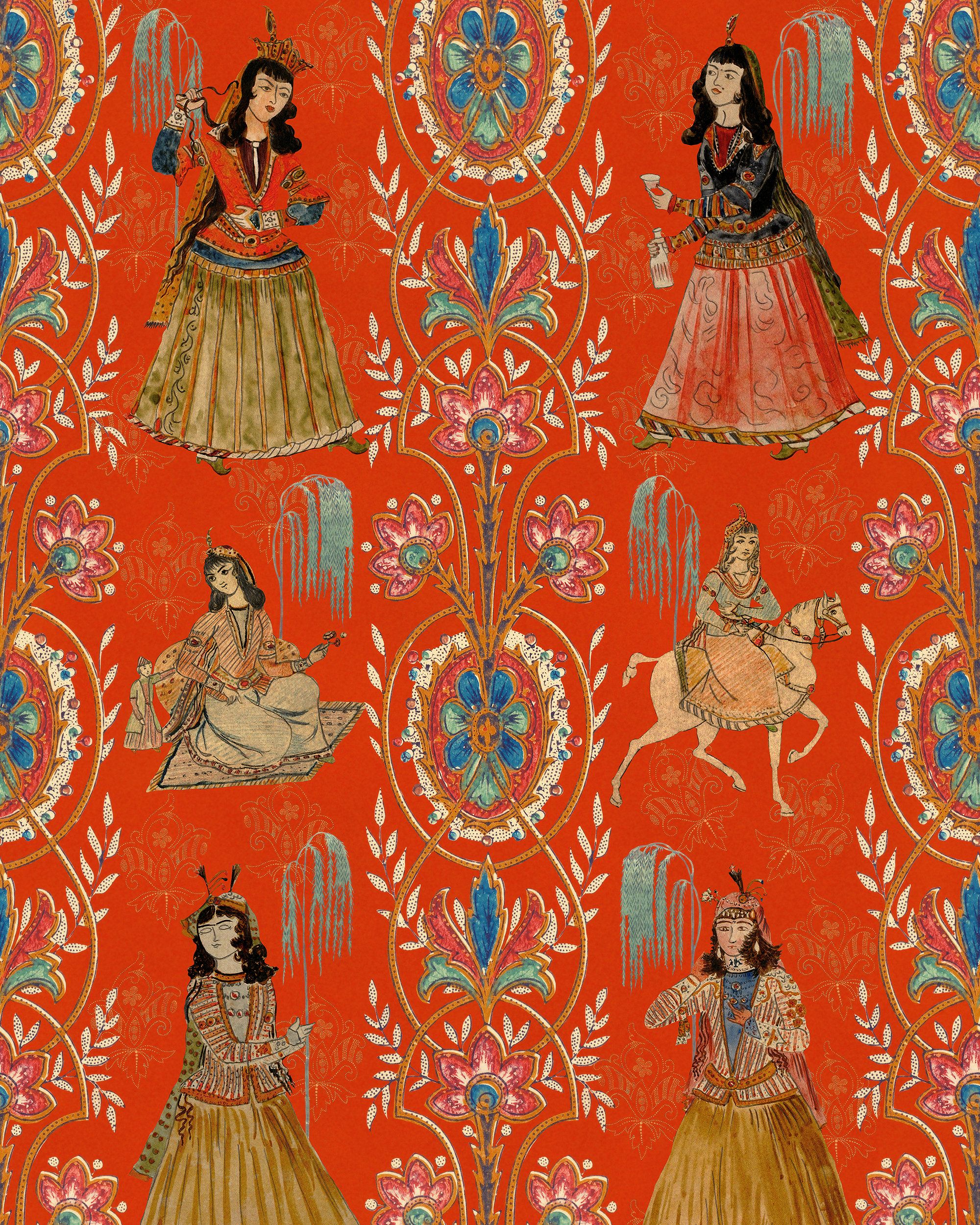 Mind The Gap Maghrebian Folktale Rose Behang