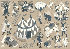 Coordonné Random Kids Magic Circus behang 9700112 behang afbeelding 1