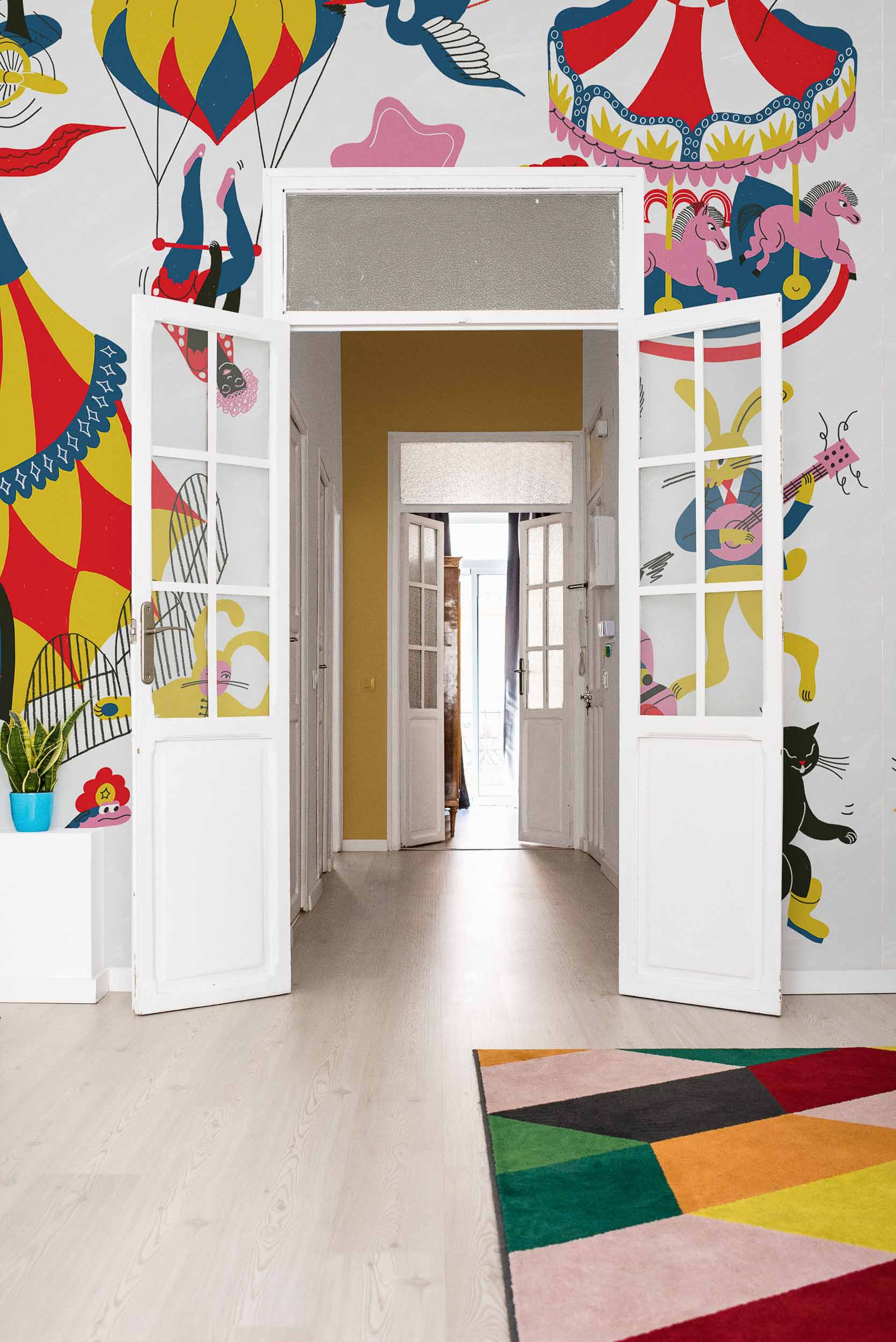 Coordonné Random Kids Magic Circus behang 9700110 sfeer afbeelding 1