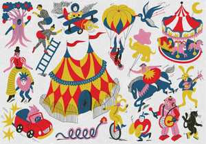 Coordonné Random Kids Magic Circus behang 9700110 behang afbeelding 1