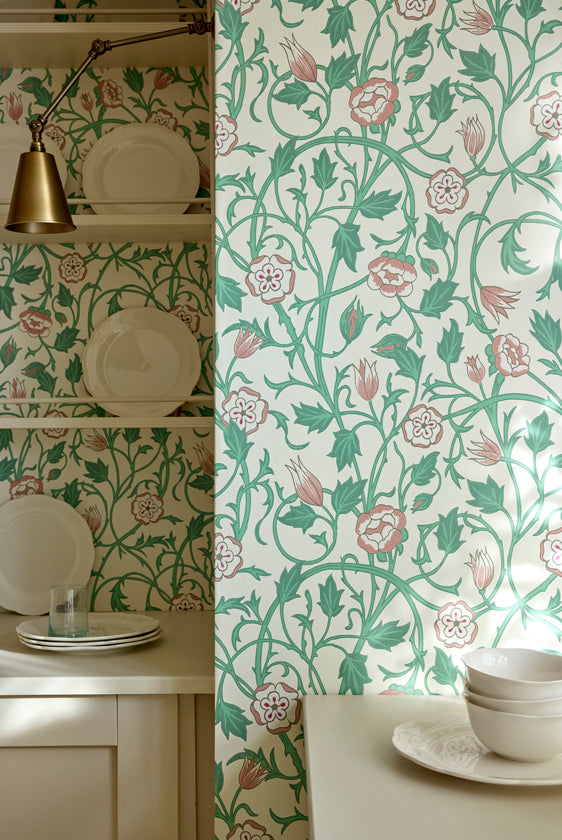Little Greene May's Tulip Behang 0234MTLINEN - LAB COLOUR THE WORLD