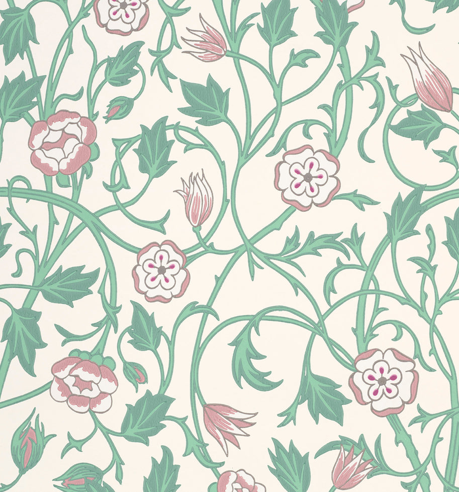 Little Greene May's Tulip Behang 0234MTLINEN - LAB COLOUR THE WORLD