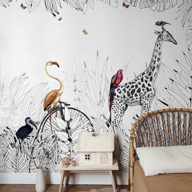Les Dominotiers Metrozoo Behang DOM 147