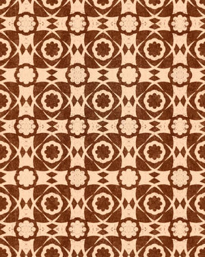 Mind The Gap Aegean Tiles Leather Behang WP30054 - LAB COLOUR THE WORLD
