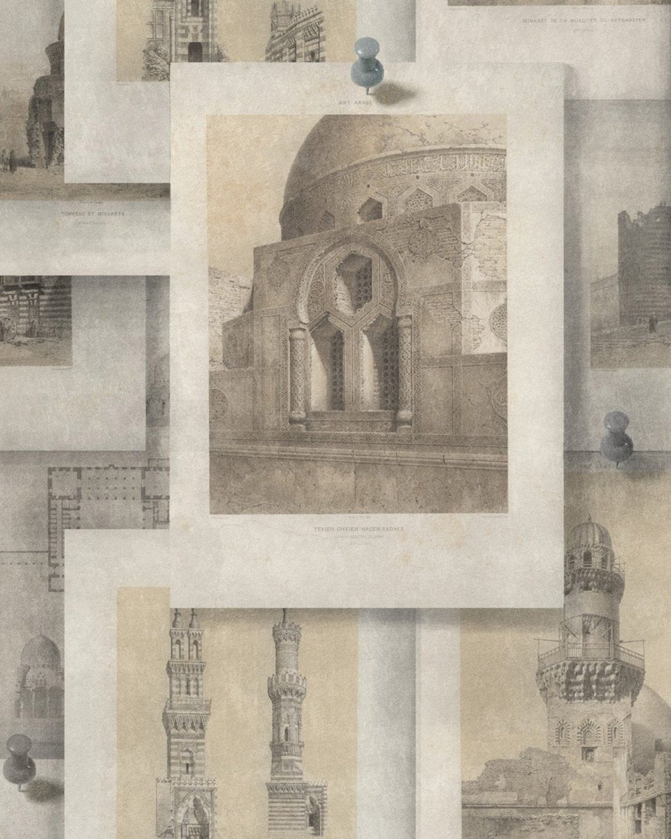 Mind The Gap Arabian Monuments Behang WP20073 - LAB COLOUR THE WORLD