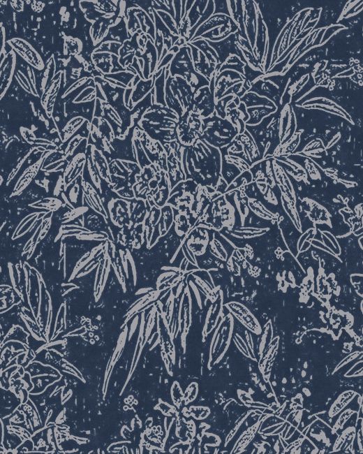 Mind The Gap Cherry Orchard Indigo Behang WP30008 - LAB COLOUR THE WORLD