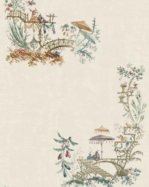 Mind The Gap Chinoiserie Coconut Behang WP20464 - LAB COLOUR THE WORLD