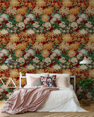 Mind The Gap Chrysanthemums Behang WP20320 - LAB COLOUR THE WORLD