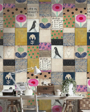Mind The Gap Collage Behang WP20282 - LAB COLOUR THE WORLD