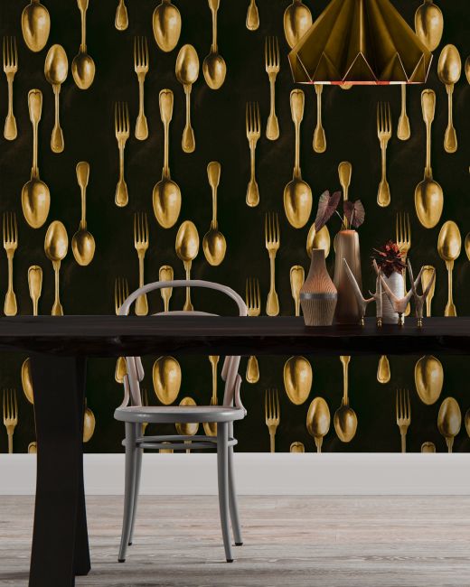 Mind The Gap Cutlery Brass Behang WP20246 - LAB COLOUR THE WORLD