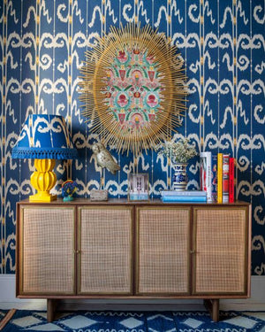 Mind The Gap Elysia Ikat Celestial Behang WP20908 - LAB COLOUR THE WORLD