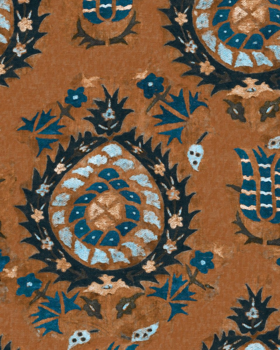 Mind The Gap Flourish Sienna Behang WP20544 - LAB COLOUR THE WORLD