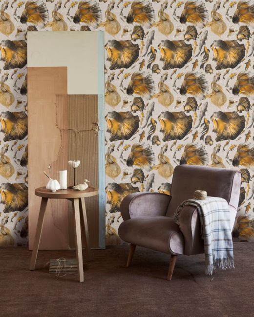 Mind The Gap Goldfish Ivory Behang WP20302 - LAB COLOUR THE WORLD