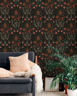 Mind The Gap Gypsy Anthracite Behang WP20310 - LAB COLOUR THE WORLD
