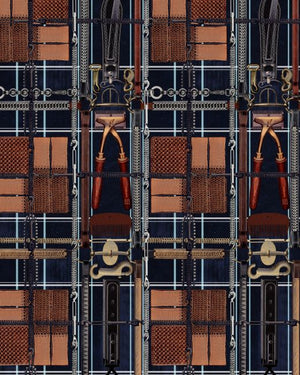 Mind The Gap Harnessmaker's Atelier Dark Behang WP20641 - LAB COLOUR THE WORLD