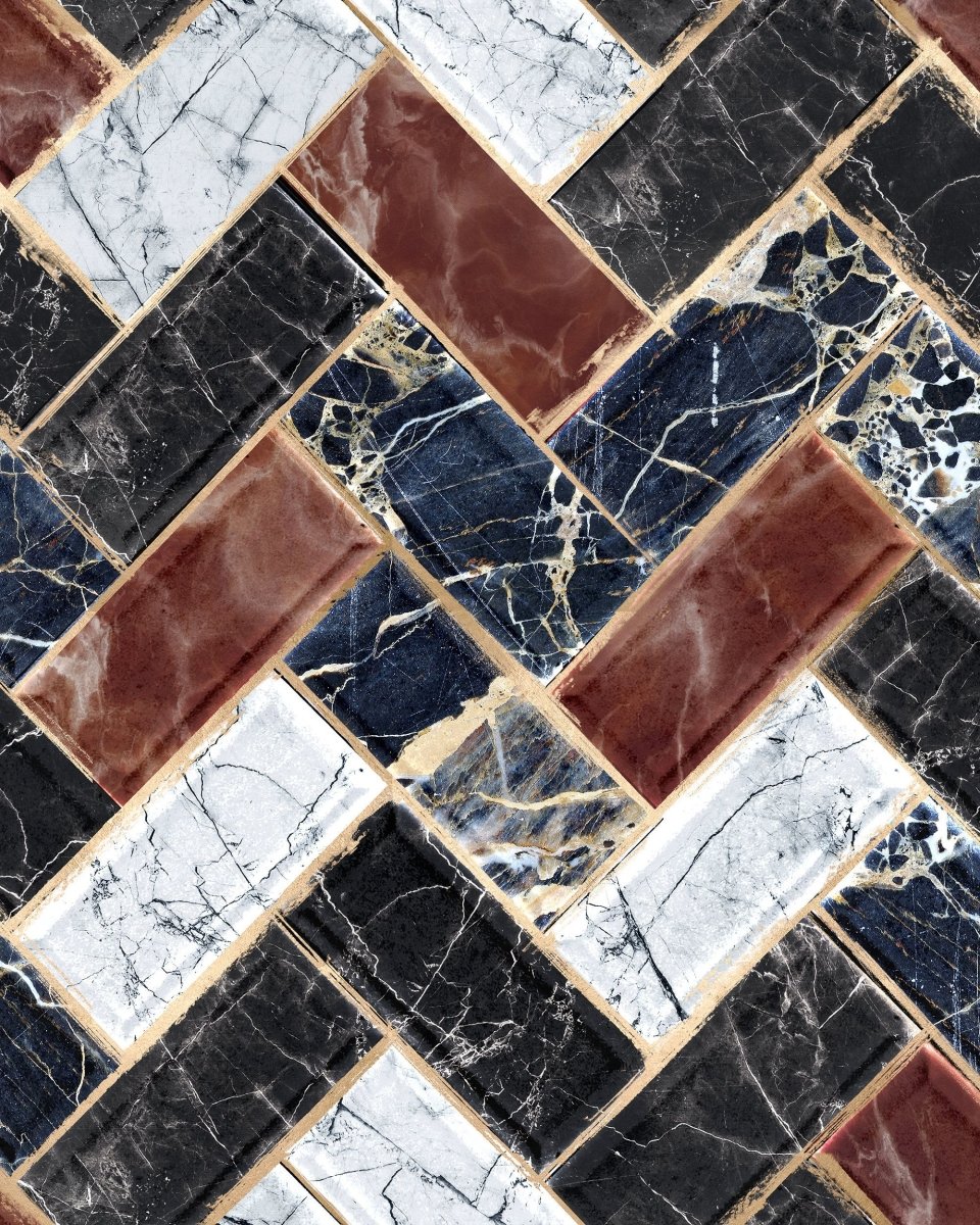 Mind The Gap Herringbone Behang WP20349 - LAB COLOUR THE WORLD