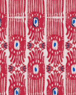 Mind The Gap Ikat Raspberry Ripple Behang WP20819 - LAB COLOUR THE WORLD