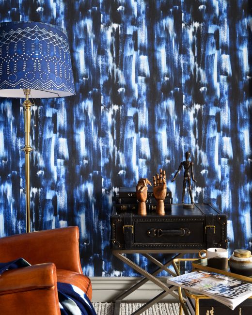 Mind The Gap Indigo Madness Behang WP20509 - LAB COLOUR THE WORLD