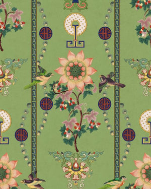 Mind The Gap Lin Yuan Absinthe Green Behang WP20586 - LAB COLOUR THE WORLD