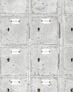 Mind The Gap Locker Room White Behang WP20107 - LAB COLOUR THE WORLD