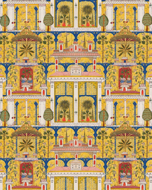 Mind The Gap Majorelle Garden Behang WP20749 - LAB COLOUR THE WORLD