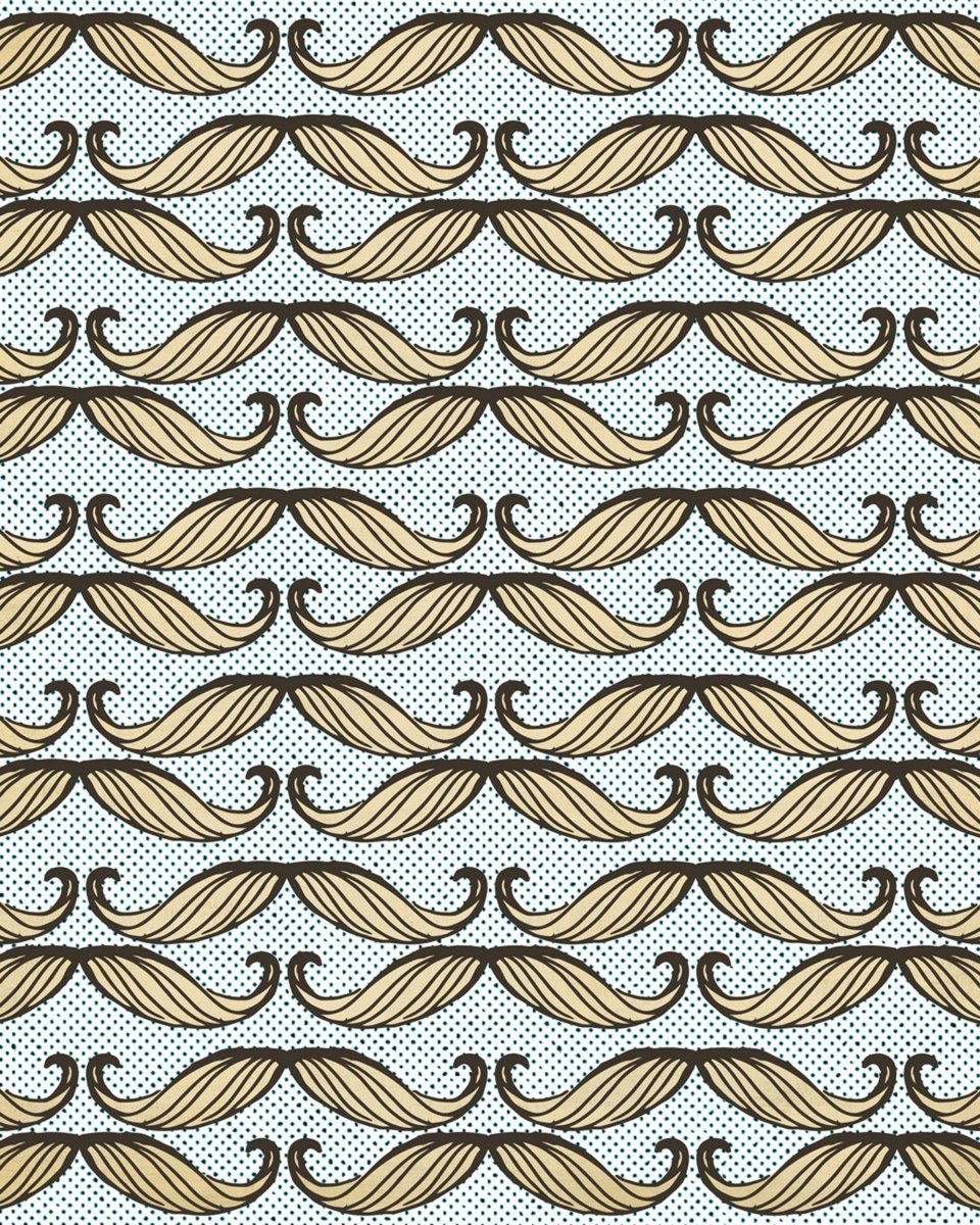 Mind The Gap Moustache Behang WP20088 - LAB COLOUR THE WORLD