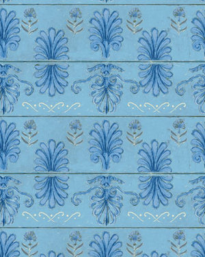 Mind The Gap Mykonos Villa Motif Azure Behang WP30041 - LAB COLOUR THE WORLD