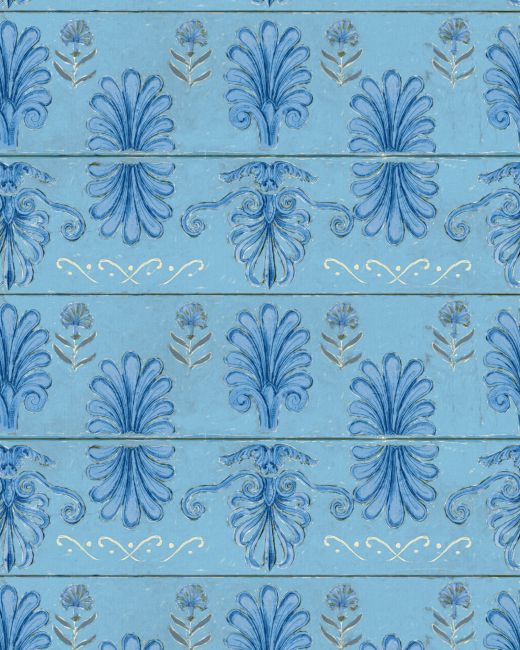 Mind The Gap Mykonos Villa Motif Azure Behang WP30041 - LAB COLOUR THE WORLD