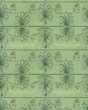 Mind The Gap Mykonos Villa Motif Island Green Behang WP30040 - LAB COLOUR THE WORLD