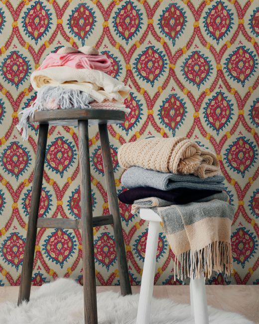 Mind The Gap Ottoman Taupe Behang WP20307 - LAB COLOUR THE WORLD