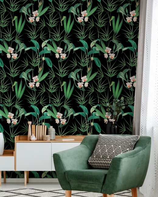 Mind The Gap Palm Springs Anthracite Behang WP20360 - LAB COLOUR THE WORLD