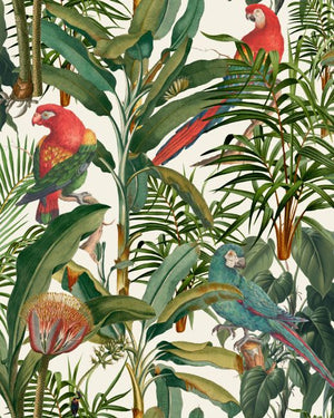 Mind The Gap Parrots of Brasil Behang WP20521 - LAB COLOUR THE WORLD