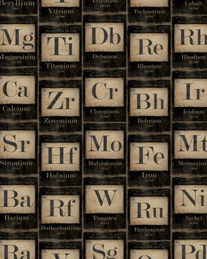 Mind The Gap Periodic Table Behang WP20040 - LAB COLOUR THE WORLD