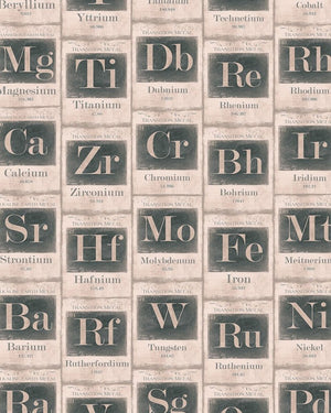 Mind The Gap Periodic Table Sand Behang WP20041 - LAB COLOUR THE WORLD