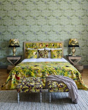 Mind The Gap Savage Leaves Green Behang WP20445 - LAB COLOUR THE WORLD
