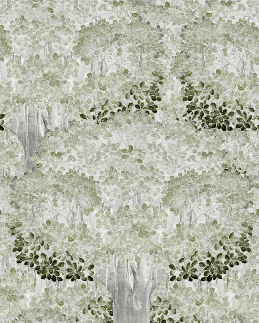 Mind The Gap Savage Leaves Neutral Behang WP20467 - LAB COLOUR THE WORLD