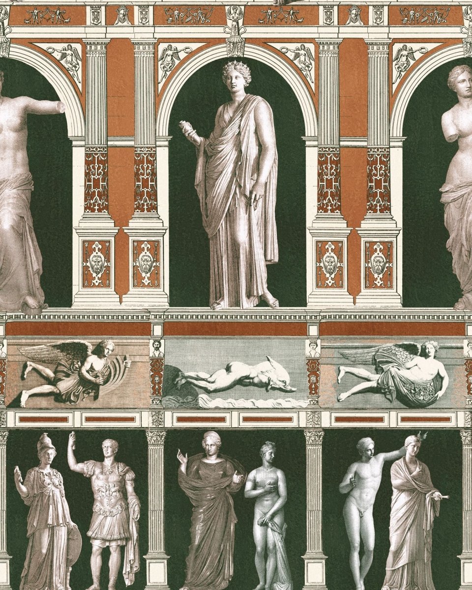 Mind The Gap Statues Antique Behang WP20422 - LAB COLOUR THE WORLD