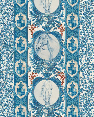 Mind The Gap The Competition Panel Blue Behang WP20634 - LAB COLOUR THE WORLD