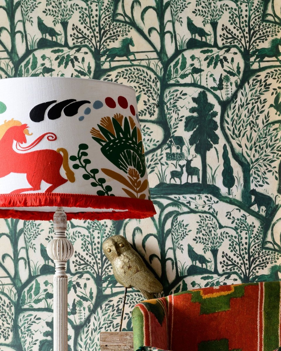 Mind The Gap The Enchanted Woodland Green Behang WP20549 - LAB COLOUR THE WORLD