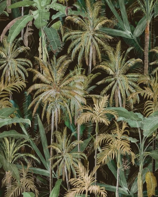 Mind The Gap The Jungle Anthracite Behang WP20523 - LAB COLOUR THE WORLD