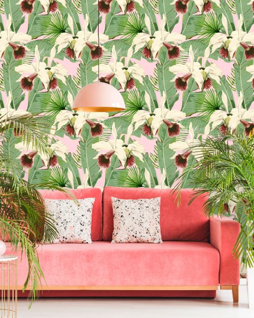 Mind The Gap Treasure Island Pink Behang WP20365 - LAB COLOUR THE WORLD