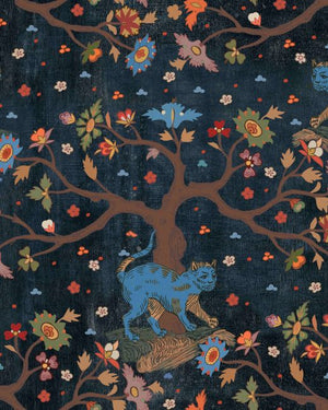 Mind The Gap Tree of Life Anthracite Behang WP20936 - LAB COLOUR THE WORLD