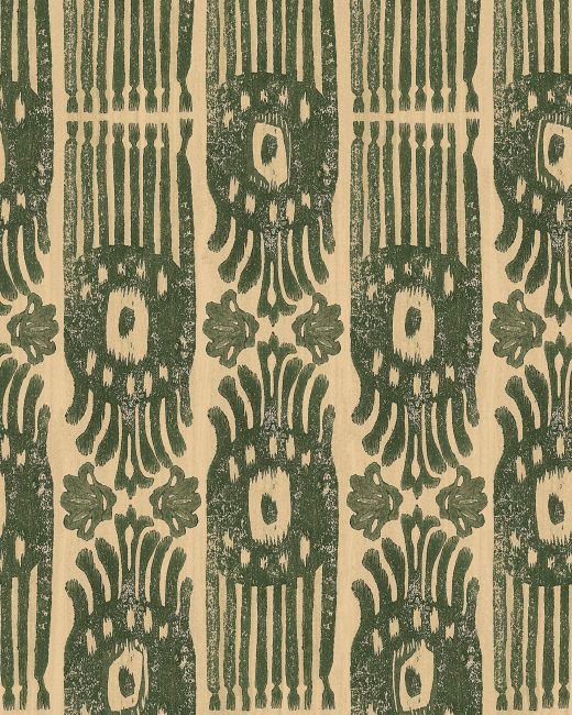 Mind The Gap Tribal Ikat Myrtle Behang WP30112 - LAB COLOUR THE WORLD