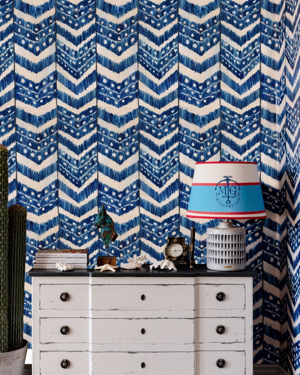 Mind The Gap Turkish Ikat Foliage Behang WP30055 - LAB COLOUR THE WORLD