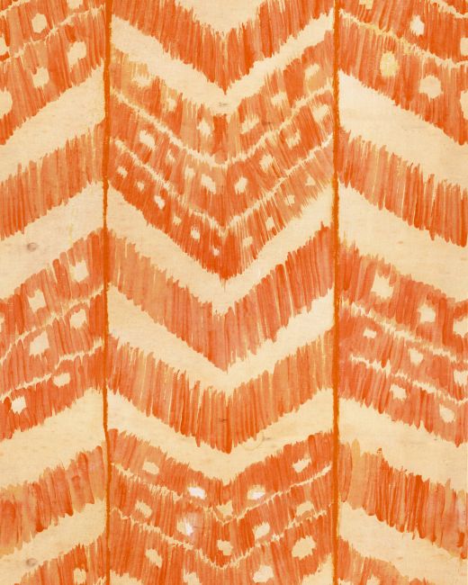 Mind The Gap Turkish Ikat Tangerine Behang WP30058 - LAB COLOUR THE WORLD
