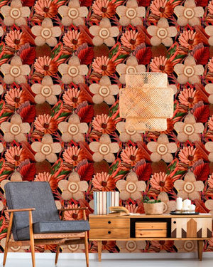 Mind The Gap Water Lilies Behang WP20316 - LAB COLOUR THE WORLD