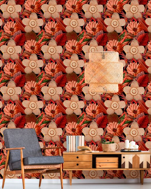 Mind The Gap Water Lilies Behang WP20316 - LAB COLOUR THE WORLD