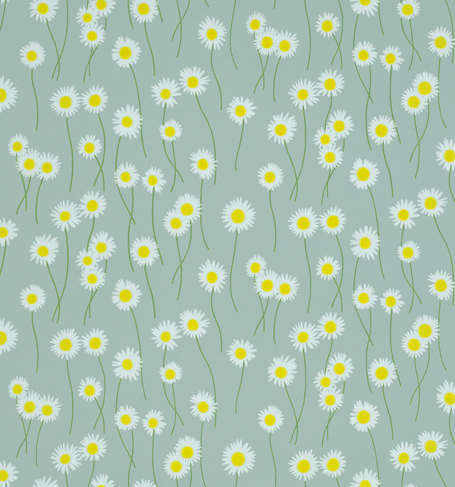 Little Greene Moon Daisies Behang 0234MDCELES - LAB COLOUR THE WORLD